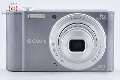 【中古】SONY ソニー Cyber-shot DSC-W810 シルバー デジタルスチルカメラ 元箱付き