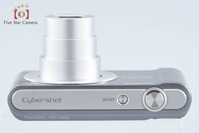 【中古】SONY ソニー Cyber-shot DSC-W810 シルバー デジタルスチルカメラ 元箱付き