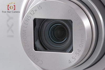 【中古】Canon キヤノン IXY 650 シルバー コンパクトデジタルカメラ 元箱付き