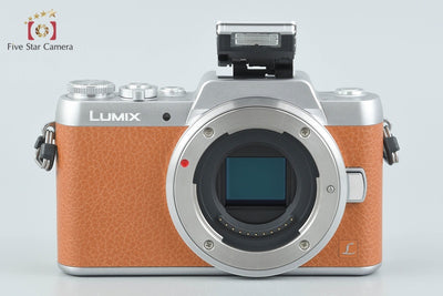 【中古】Panasonic パナソニック LUMIX DMC-GF7 ダブルズームレンズキット ブラウン 元箱付き