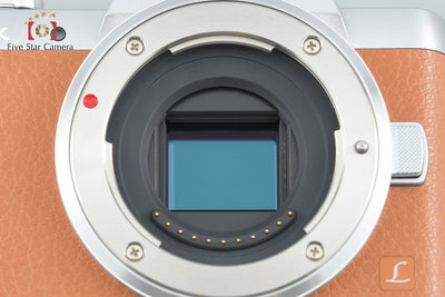 【中古】Panasonic パナソニック LUMIX DMC-GF7 ダブルズームレンズキット ブラウン 元箱付き