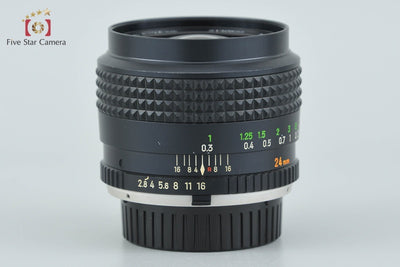 【中古】MINOLTA ミノルタ MC W.ROKKOR 24mm f/2.8