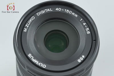 【中古】OLYMPUS オリンパス M.ZUIKO DIGITAL ED 40-150mm f/4-5.6 R ブラック