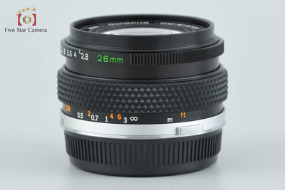 【中古】OLYMPUS オリンパス ZUIKO AUTO-W 28mm f/2.8