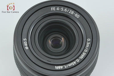 【中古】SONY ソニー FE 28-60mm f/4-5.6 SEL2860