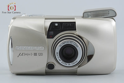 【中古】OLYMPUS オリンパス μ[mju:]-III ミューIII 120 コンパクトフィルムカメラ