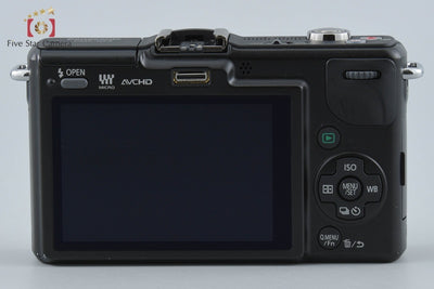 【中古】Panasonic パナソニック LUMIX DMC-GF2 レンズキット エスプリブラック シャッター回数僅少