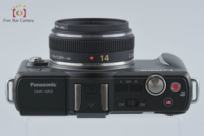 【中古】Panasonic パナソニック LUMIX DMC-GF2 レンズキット エスプリブラック シャッター回数僅少