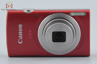 【中古】Canon キヤノン IXY 200 レッド コンパクトデジタルカメラ 元箱付き