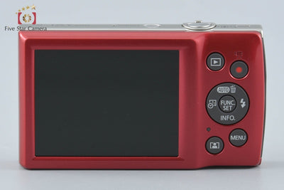 【中古】Canon キヤノン IXY 200 レッド コンパクトデジタルカメラ 元箱付き