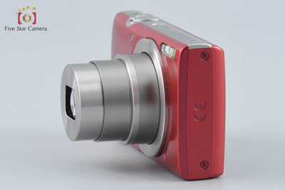 【中古】Canon キヤノン IXY 200 レッド コンパクトデジタルカメラ 元箱付き