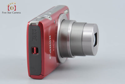 【中古】Canon キヤノン IXY 200 レッド コンパクトデジタルカメラ 元箱付き
