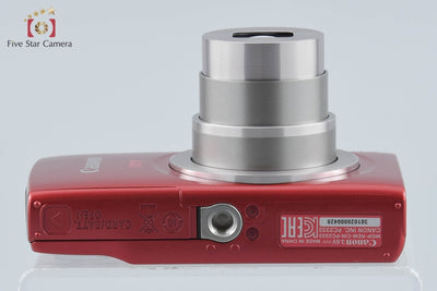 【中古】Canon キヤノン IXY 200 レッド コンパクトデジタルカメラ 元箱付き