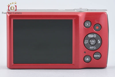 【中古】Canon キヤノン IXY 200 レッド コンパクトデジタルカメラ