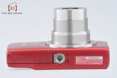 【中古】Canon キヤノン IXY 200 レッド コンパクトデジタルカメラ