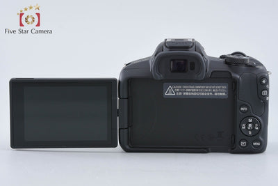 【中古】Canon キヤノン EOS R50 RF-S 18-45 IS STM レンズキット ブラック シャッター回数僅少