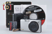 【中古】CASIO カシオ HIGH SPEED EXILIM EX-ZR10 シルバー コンパクトデジタルカメラ 元箱付き