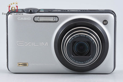 【中古】CASIO カシオ HIGH SPEED EXILIM EX-ZR10 シルバー コンパクトデジタルカメラ 元箱付き