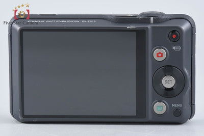 【中古】CASIO カシオ HIGH SPEED EXILIM EX-ZR10 シルバー コンパクトデジタルカメラ 元箱付き