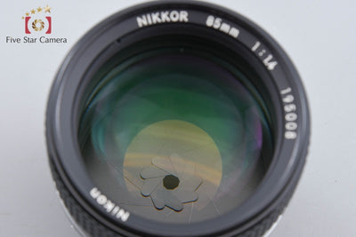 【中古】Nikon ニコン Ai-S NIKKOR 85mm f/1.4