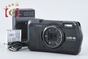 【中古】RICOH リコー PENTAX ペンタックス WG-6 ブラック 防水アクションカメラ シャッター回数僅少