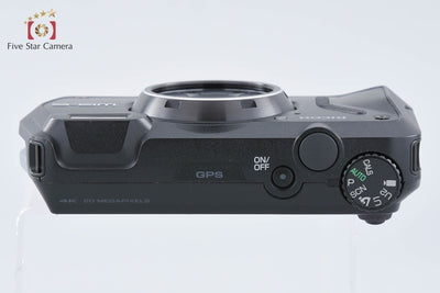 【中古】RICOH リコー PENTAX ペンタックス WG-6 ブラック 防水アクションカメラ シャッター回数僅少