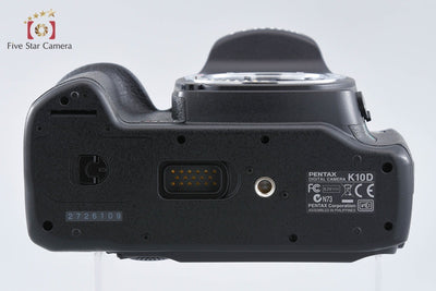 【中古】PENTAX ペンタックス K10D + SMC DA 18-55mm f/3.5-5.6 AL + D-BG2 バッテリーグリップ シャッター回数僅少
