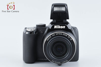【中古】Nikon ニコン COOLPIX P90 ブラック コンパクトデジタルカメラ 元箱付き