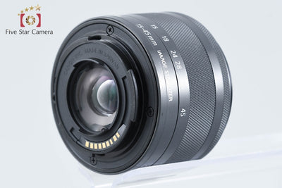 【中古】Canon キヤノン EF-M 15-45mm f/3.5-6.3 IS STM ブラック