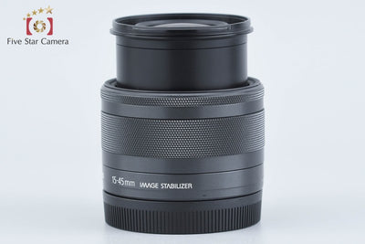 【中古】Canon キヤノン EF-M 15-45mm f/3.5-6.3 IS STM ブラック