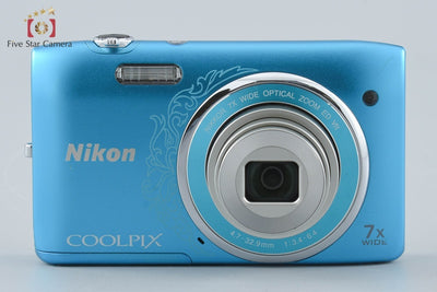 【中古】Nikon ニコン COOLPIX S3500 オリエンタルブルー コンパクトデジタルカメラ