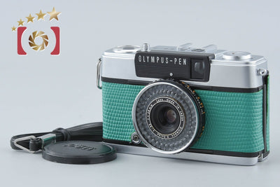 【中古】OLYMPUS オリンパス PEN EE-3 ライトグリーン コンパクトフィルムカメラ