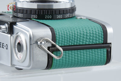 【中古】OLYMPUS オリンパス PEN EE-3 ライトグリーン コンパクトフィルムカメラ