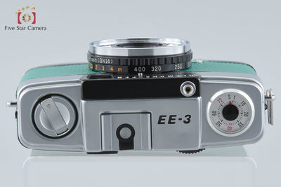【中古】OLYMPUS オリンパス PEN EE-3 ライトグリーン コンパクトフィルムカメラ