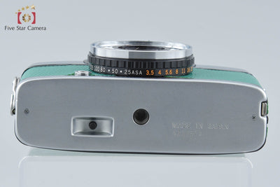 【中古】OLYMPUS オリンパス PEN EE-3 ライトグリーン コンパクトフィルムカメラ