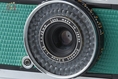 【中古】OLYMPUS オリンパス PEN EE-3 ライトグリーン コンパクトフィルムカメラ