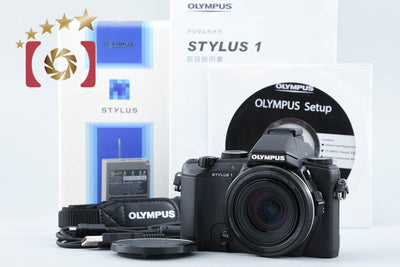 【中古】OLYMPUS オリンパス STYLUS 1 コンパクトデジタルカメラ シャッター回数僅少 元箱付き