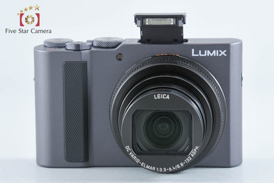 【中古】Panasonic パナソニック LUMIX DC-TX3 グラファイトシルバー コンパクトデジタルカメラ 元箱付き