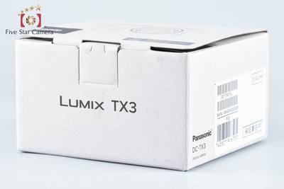 【中古】Panasonic パナソニック LUMIX DC-TX3 グラファイトシルバー コンパクトデジタルカメラ 元箱付き
