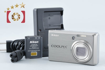 【中古】Nikon ニコン COOLPIX S600 チタンシルバー コンパクトデジタルカメラ