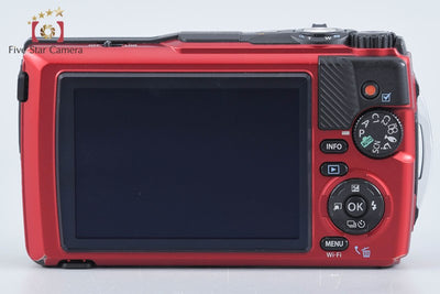 【中古】OM SYSTEM (OLYMPUS) オーエム システム TOUGH TG-7 レッド コンパクトデジタルカメラ 元箱付き