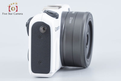 【中古】Canon キヤノン EOS M2 + EF-M 22mm f/2 STM ホワイト