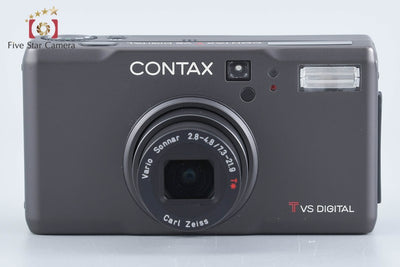 【中古】CONTAX コンタックス Tvs DIGITAL チタンブラック コンパクトデジタルカメラ