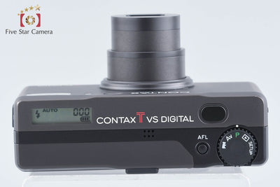 【中古】CONTAX コンタックス Tvs DIGITAL チタンブラック コンパクトデジタルカメラ