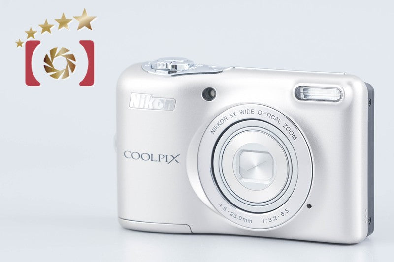 【中古】Nikon ニコン COOLPIX L32 シルバー コンパクトデジタルカメラ