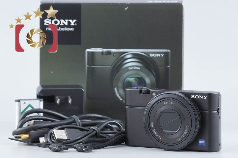 【中古】SONY ソニー Cyber-Shot RX100 DSC-RX100 デジタルスチルカメラ 元箱付き 多言語対応
