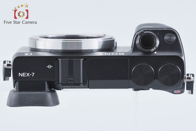 【中古】SONY ソニー α NEX-7 ブラック ミラーレス一眼カメラ シャッター回数僅少 多言語対応