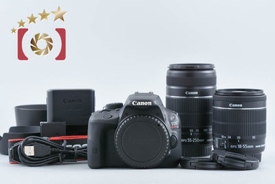 【中古】Canon キヤノン EOS Kiss X7 ダブルズームキット ブラック