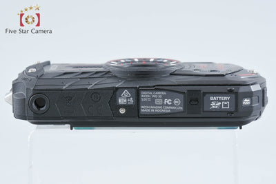 【中古】RICOH リコー PENTAX ペンタックス WG-30 ブラック 防水アクションカメラ シャッター回数僅少