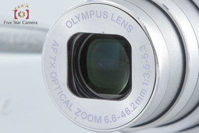 【中古】OLYMPUS オリンパス μ1020 リリーホワイト コンパクトデジタルカメラ